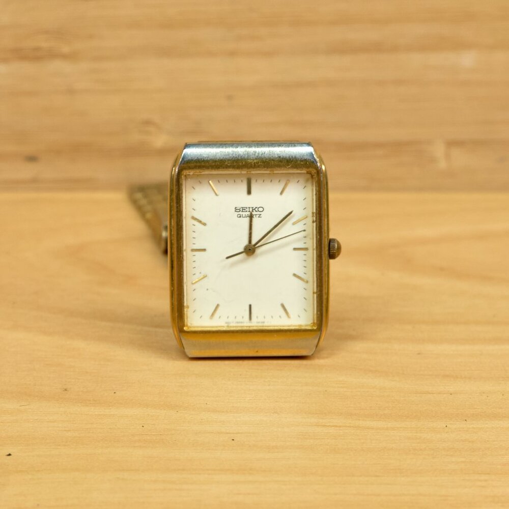 Vintage Seiko 7T94-0AH0 Chronograph Quartz Mens Watch